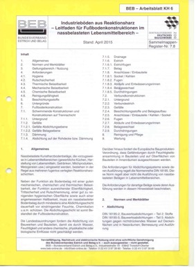 Bericht Estrich euroFEN SachverständigenKreis